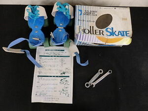 ローラースケート　ROLLER SKATE　保管品　昭和レトロ　娯楽　遊び　子供用　約18～26ｃｍ　　　　∞１８