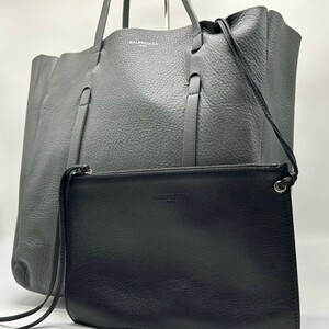 現行近◆美品◆A4◎ バレンシアガ BALENCIAGA トートバッグ エブリイトートS ショルダーバッグ ビジネス メンズ レディース レザー ポーチ