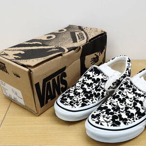 45329-80　vans　バンズ　スニーカー　日本size25　未使用　7.0　ホワイトブラック　25ＣＭセンチ　送料80size