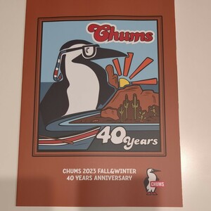 チャムス　CHUMS 2023　FALL&WINTER 40years Anniversary 秋冬　40周年カタログ