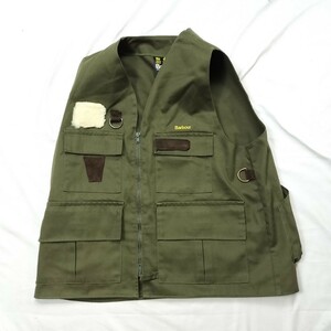 ミント◎80s90s Barbour　バブアー　フィッシング　ベスト L　スペイ　spey　FISHING ヴィンテージ ハンティングベスト