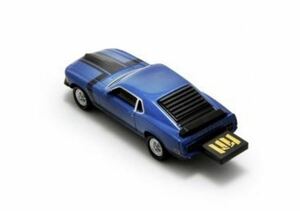 mustang boss302 ブルー　USBメモリー　8GB マスタング アメ車　ワイルドスピード　マッスルカー　プレゼントに