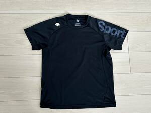 ★DESCENTE デサント Move Spoort 半袖Tシャツ Lサイズ 紺★