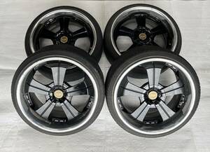 ＊送料込＊エンケイ ENKEI タイヤ ホイール 18インチｘ8.5J 215/35ZR18 107 11年～15年製 ダンロップ アルミ セット 1200