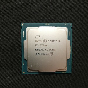 インテルCore i7 7700k付属品なし