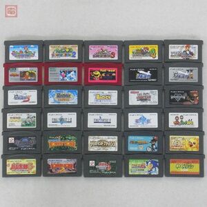 ※ソフトのみ GBA ゲームボーイアドバンス スーパーマリオアドバンス/2/3/4/マリオカート/ゼルダの伝説 等 まとめて30本set ダブりなし【10