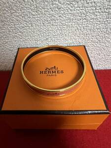 JP1212＊アクセサリー HERMES エルメス バングル エマイユ ブレスレット 箱付き＊