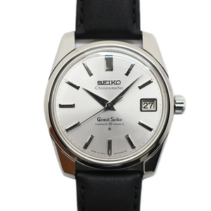【天白】グランドセイコー GS 43999 クロノメーター メダリオン シルバー文字盤 手巻 メンズ 腕時計