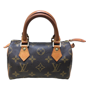 ルイ・ヴィトン LOUIS VUITTON ミニスピーディ M41534 モノグラムグラセレザー ハンドバッグ レディース 中古