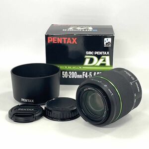 【5R37】1円スタート PENTAX smc PENTAX-DA 1:4-5.6 50-200mm ED WR Φ49mm ペンタックス カメラ レンズ 箱付き 