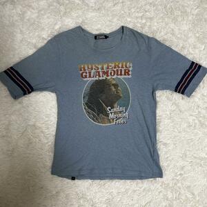 １円スタート！美品・希少　hysteric glamour ヒステリックグラマー　七分袖 Tシャツ 総柄　ヒスガール　Mサイズ　メンズ　レディース　