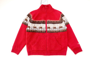 (L)Supreme Chullo Windowstopper Zip Up Sweaterシュプリームウインドーストッパージップアアップセーター赤