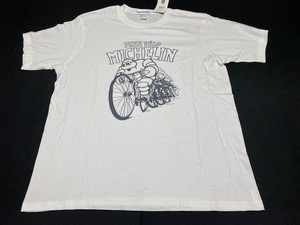 MICHELIN ミシュラン 半袖 Tシャツ ホワイト Lサイズ 展示未使用品