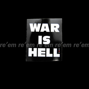 正規品新品未使用★NOAH NYC 2019 19 FW AW 非売品 War Is Hell Sticker ノア ニューヨーク シティ ステッカー シール ロゴ 送料込み