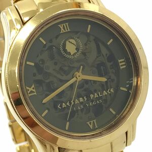 CAESARS PALACE LAS VEGAS NV ラスベガス 腕時計 自動巻き 機械式 オートマティック アナログ ラウンド ゴールド コレクション 動作確認済