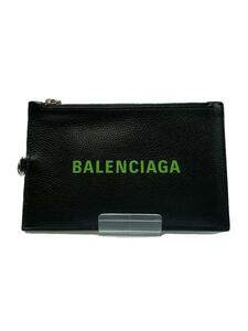 BALENCIAGA◆カードケース/レザー/BLK/メンズ/616015・1090・T・584046