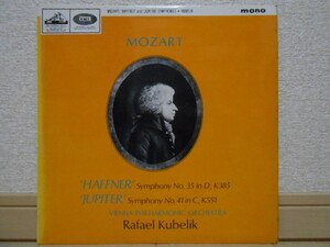 英HMV ALP-2069 クーベリック モーツァルト 交響曲第35番"ハフナー"　第41番"ジュピター"　KUBELIK MOZART