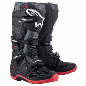 アルパインスターズ 2012014-1153-9 ブーツ TECH7 ブラック/クールグレー/レッド 9(27.5cm) 靴 軽量化 初心者 オフロード