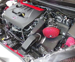 【HKS】 エアクリーナー カーボンレーシングサクション Φ200-80/Red トヨタ GRヤリス GXPA16 G16E-GTS [70028-AT002]