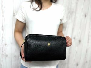 極美品 BALLY バリー セカンドバッグ ハンドバッグ バッグ レザー 黒 メンズ 70861