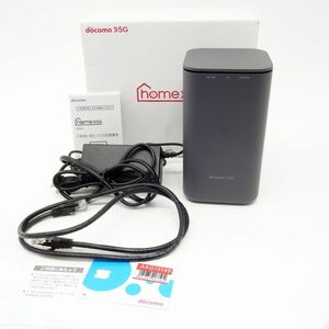 115 docomo ドコモ home 5G HR01 ホームルーター ダークグレー ※中古美品/利用○