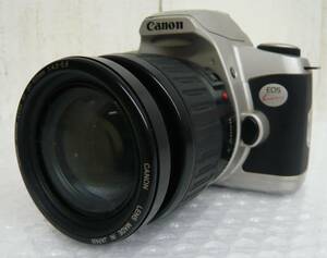 平成レトロ 当時物 RETRO CAMERA CANON キャノン フィルム カメラ 一眼レフ EOS kiss ストラップ付 CANON ZOOM LENS EF F4.5/35-105mm