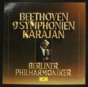 【西独盤LP-BOX】カラヤン,BPh/ベートーヴェン:交響曲 全集(並品,1977,ヘルマンス録音,Karajan)