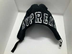 HS333-240516-128【中古】Supreme Shearling Trooper Black シュプリーム シアリング トルーパー ブラック