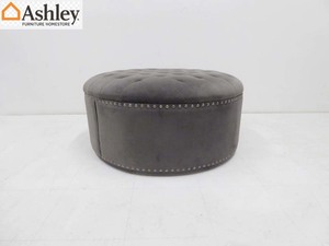 ■Ashley Furniture Kittredge■アシュレイファニチャ グラファイトアクセントオットマン ソファ 幅100cm
