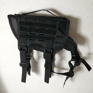 KILONINER キロナイナー M3 Tactical MOLLE Vest Laser Cut Mサイズ BLACK デッドストック 未使用品 [米軍 ブラック 犬 ハーネス ドッグ]