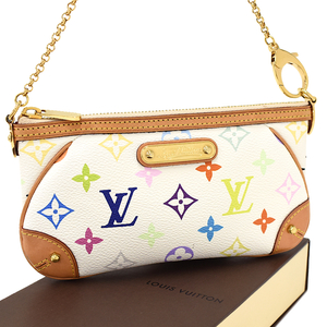 ルイヴィトン マルチカラー ポシェットミラMM チェーンバッグ M60096 モノグラムマルチカラー ブロン LOUIS VUITTON Pochette Mira MM