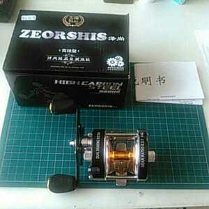 左ハンドル zesh drop-L 5000番クラス 5.3:1 b/g7+1 パワーハンドル 検)5501c 5601c 5001c 雷魚鯰 タコ スタウト かご penn レベルマチック