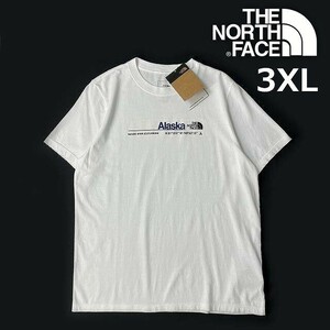 1円～!売切!【正規新品】THE NORTH FACE◆W SHORT-SLEEVE CITY TEE 半袖 Tシャツ US限定 アラスカ 男女兼用 アウトドア(3XL)白 180902-15