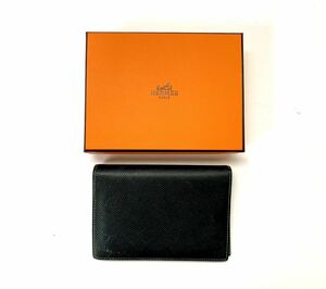 ★ HERMES ★ 手帳カバー フランス製 ブラック グリーン レザー アジェンダ 手帳ケース エルメス 高級 黒 緑 革 メンズ レディース