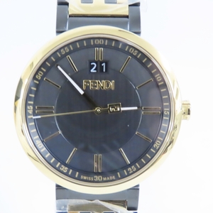 Ts513251 フェンディ 腕時計 SS ブラック/ゴールド色　黒文字盤 メンズ FENDI 未使用