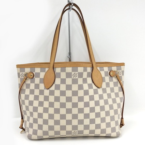 【中古】LOUIS VUITTON ネヴァーフルPM トートバッグ ダミエ アズール N51110