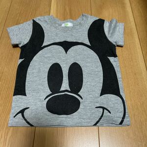 【中古】西松屋チェーン　Disney baby Tシャツ　サイズ95 ミッキーマウス　キッズ