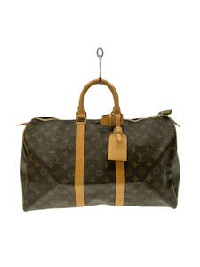 LOUIS VUITTON◆キーポル45_モノグラム・キャンバス_BRW/PVC/BRW