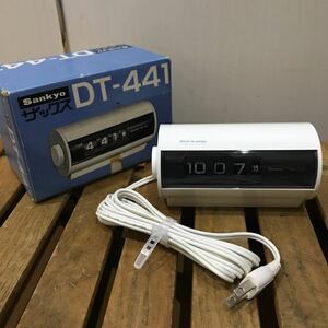 未使用デッド Sankyo DT-441 デジタル時計 ジャンク ビンテージ！