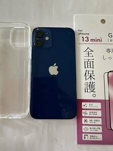 ★ iPhone12mini 64G ブルー 非純正バッテリー docomo版 ジャンク扱い ★