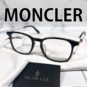 ★1円スタート★ 正規品 モンクレール MONCLER ML5137 052 べっこう柄 サングラス メガネ 眼鏡 モンクレ アイウェア 