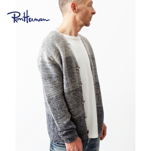 【定価38,880円】美品 ロンハーマン RHC “ USコンチョ釦 ” グラデーションニットカーディガン S RonHerman California