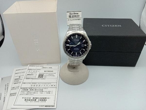 CITIZEN 腕時計 H145-S073545 電波ソーラー ベルト約20.5cm CB0011-69L 箱・取説(QRコード)付