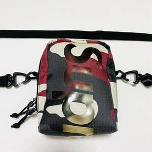 Supreme Neck Pouch Red Camo 1.5L 21ss 2021年 レッドカモ ネックポーチ ショルダーバッグ ポーチ CORDURA コーデュラ ボックスロゴ