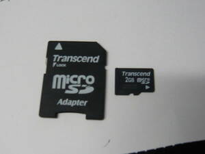 動作保証！送料無料！Transcend microSD ＳＤカード SDアダプター付　③