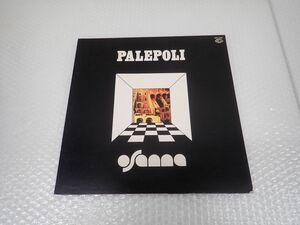 D389-80　⑨LPレコード　OSANNA　オザンナ　Palepoli パレポリ 　1980年・GXF-2051・プログレ　プログレッシブ・ロック