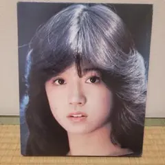 中森明菜　木製パネル