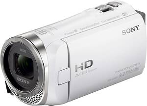 ソニー SONY ビデオカメラ HDR-CX485 32GB 光学30倍 ホワイト Handycam HDR(中古品)