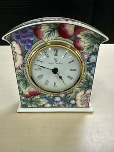 〇 ロイヤルドルトン オーチャード ヒル ROYAL DOULTON ORCHARD HILL 置き時計 不動品