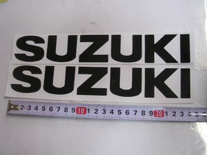 特別現品スズキ　SUZUKI　ツートンステッカー　24　黒２枚セット　お　カタナ　GSX　ガンマ　ジムニー　ハスラー　キャリイ　